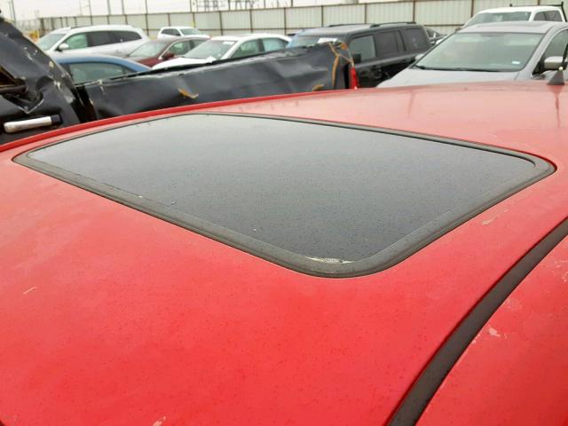 2T1KR30E28C706531 - 2008 TOYOTA COROLLA MA RED photo 9