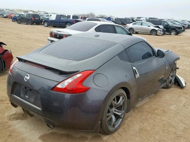 JN1AZ4EHXAM501877 - 2010 NISSAN 370Z GRAY photo 4