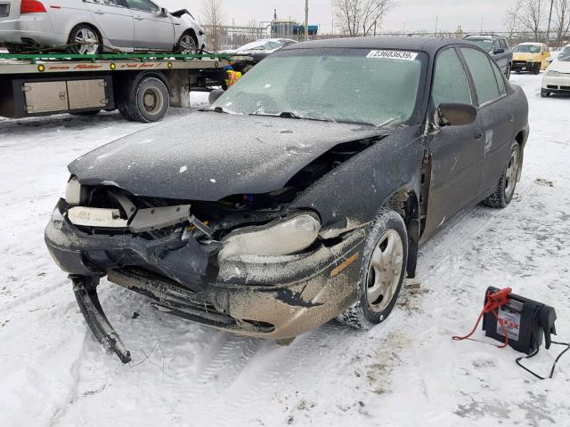 1G1NE52M1W6127598 - 1998 CHEVROLET MALIBU LS BLACK photo 2