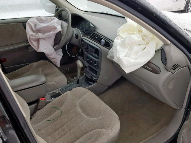 1G1NE52M1W6127598 - 1998 CHEVROLET MALIBU LS BLACK photo 5