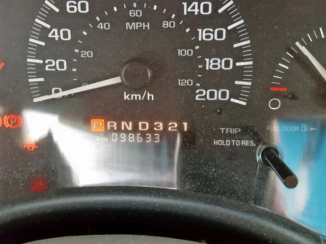 1G1NE52M1W6127598 - 1998 CHEVROLET MALIBU LS BLACK photo 8