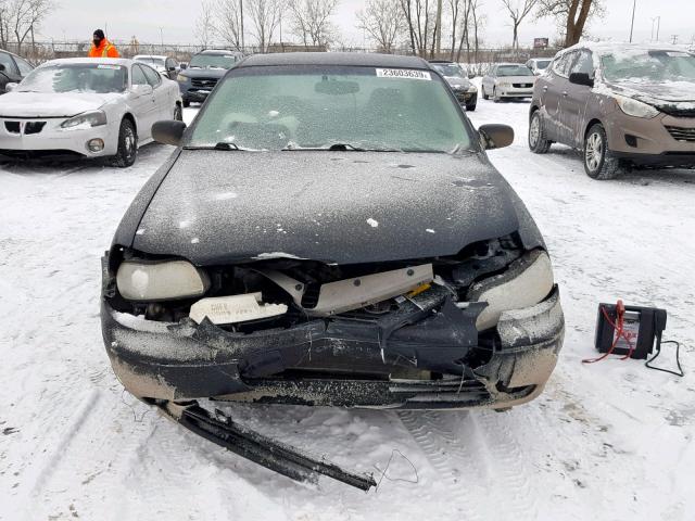 1G1NE52M1W6127598 - 1998 CHEVROLET MALIBU LS BLACK photo 9