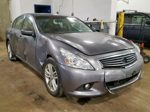 JN1CV6AR6CM674278 - 2012 INFINITI G37 GRAY photo 1