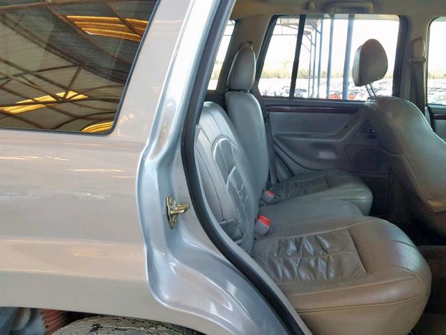 1J4GX58J92C152116 - 2002 JEEP GRAND CHER GRAY photo 6