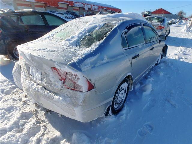 2HGFA16297H002200 - 2007 HONDA CIVIC DX SILVER photo 4