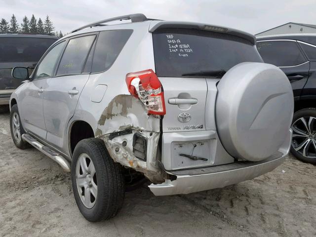 JTMBD31V266011967 - 2006 TOYOTA RAV4 LIMIT SILVER photo 3