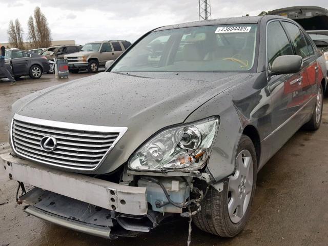 JTHBN36F840138770 - 2004 LEXUS LS 430 BLUE photo 2