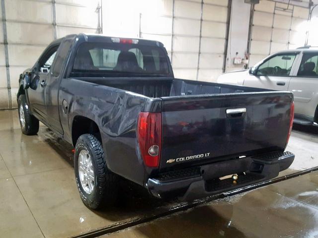 1GCDT19E998111139 - 2009 CHEVROLET COLORADO BLACK photo 3