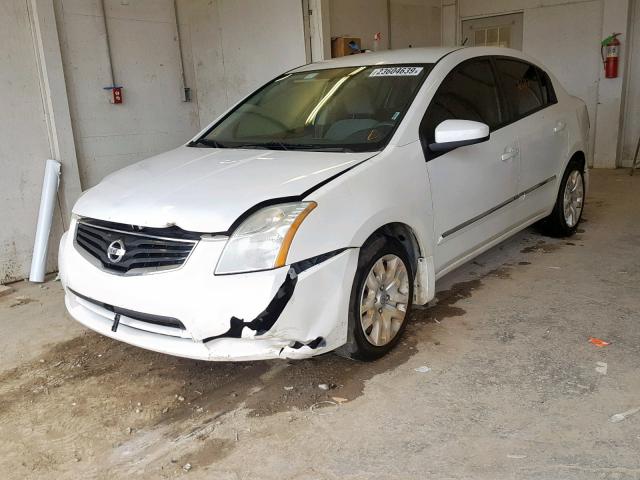 3N1AB6AP5AL612750 - 2010 NISSAN SENTRA 2.0 WHITE photo 2