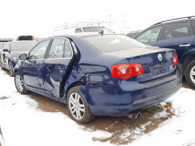 3VWRF71K07M011969 - 2007 VOLKSWAGEN JETTA 2.5 BLUE photo 3