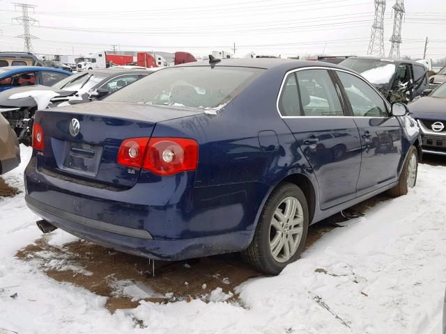 3VWRF71K07M011969 - 2007 VOLKSWAGEN JETTA 2.5 BLUE photo 4