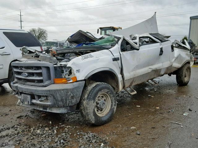 3FTSW31L91MA66692 - 2001 FORD F350 SRW S WHITE photo 2