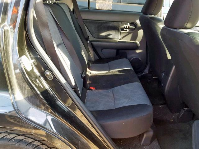 JTLZE4FE2B1127563 - 2011 TOYOTA SCION XB BLACK photo 6