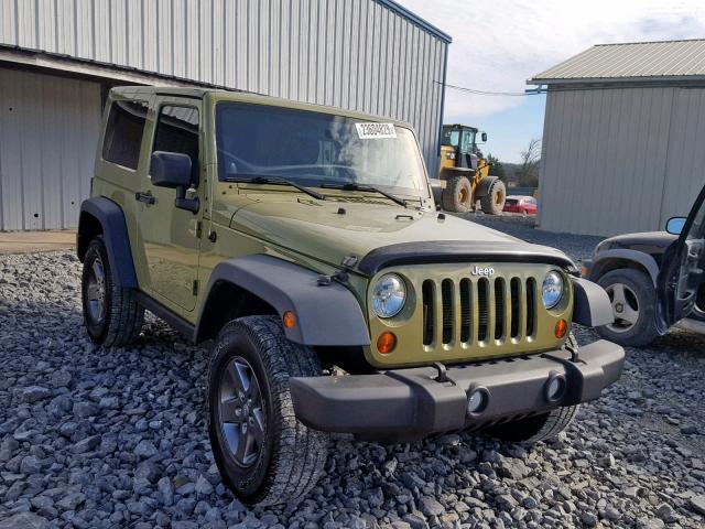 1C4AJWAG6DL686906 - 2013 JEEP WRANGLER S GREEN photo 1