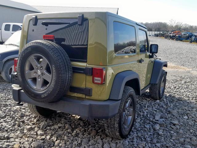 1C4AJWAG6DL686906 - 2013 JEEP WRANGLER S GREEN photo 4