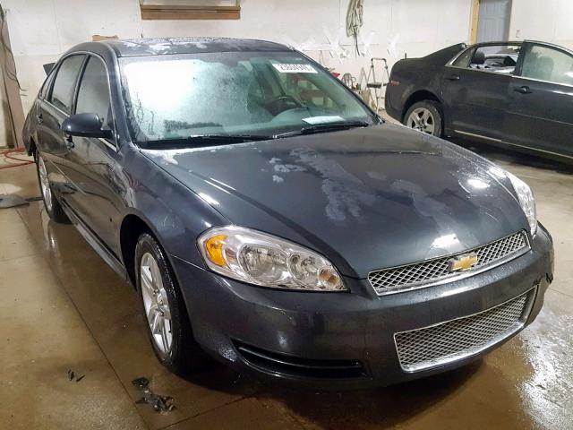 2G1WB5E39E1146180 - 2014 CHEVROLET IMPALA LIM GRAY photo 1