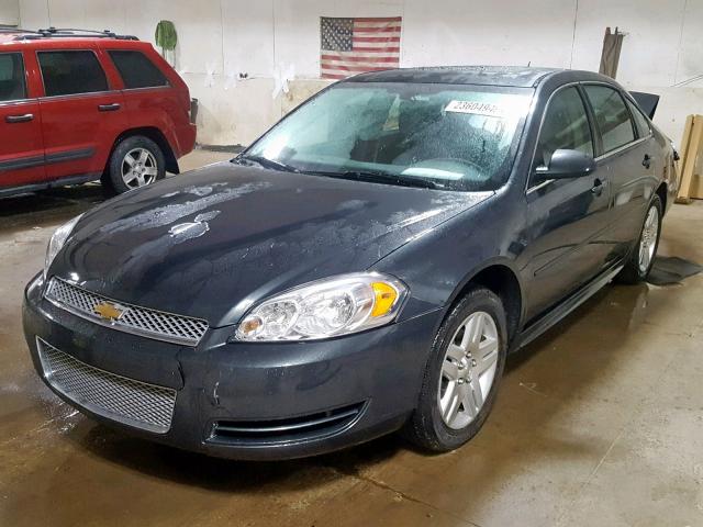 2G1WB5E39E1146180 - 2014 CHEVROLET IMPALA LIM GRAY photo 2