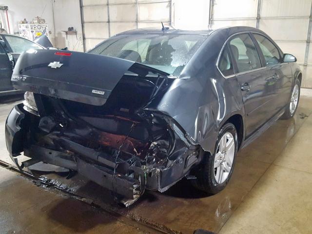 2G1WB5E39E1146180 - 2014 CHEVROLET IMPALA LIM GRAY photo 4