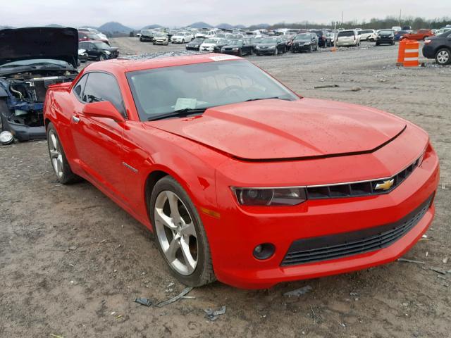 2G1FC1E32E9142530 - 2014 CHEVROLET CAMARO LT RED photo 1