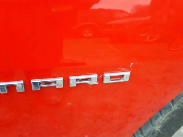 2G1FC1E32E9142530 - 2014 CHEVROLET CAMARO LT RED photo 10