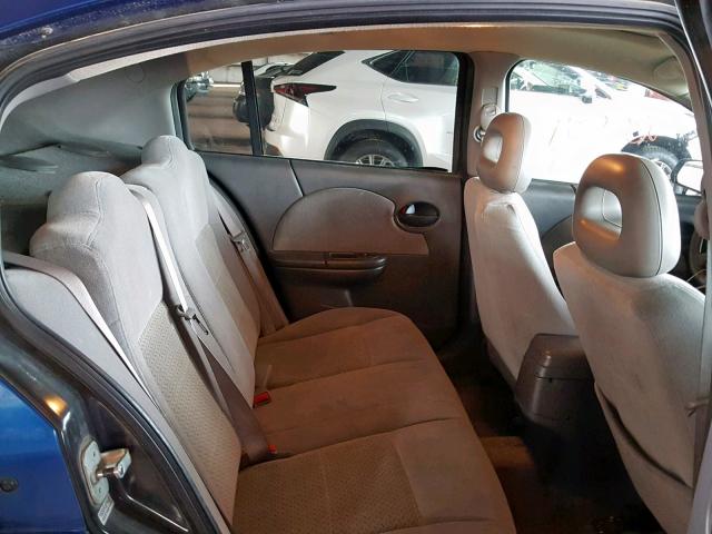 1G8AL55F96Z149320 - 2006 SATURN ION LEVEL BLUE photo 6
