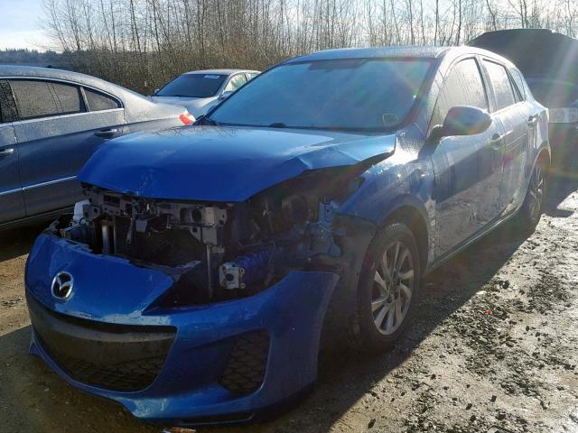 JM1BL1L81C1609636 - 2012 MAZDA 3 I BLUE photo 2