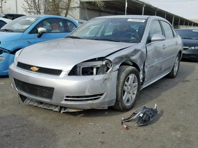 2G1WB5E31G1182593 - 2016 CHEVROLET IMPALA LIM SILVER photo 2