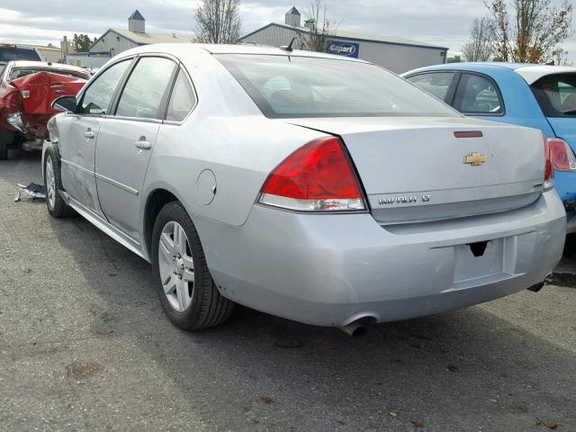 2G1WB5E31G1182593 - 2016 CHEVROLET IMPALA LIM SILVER photo 3