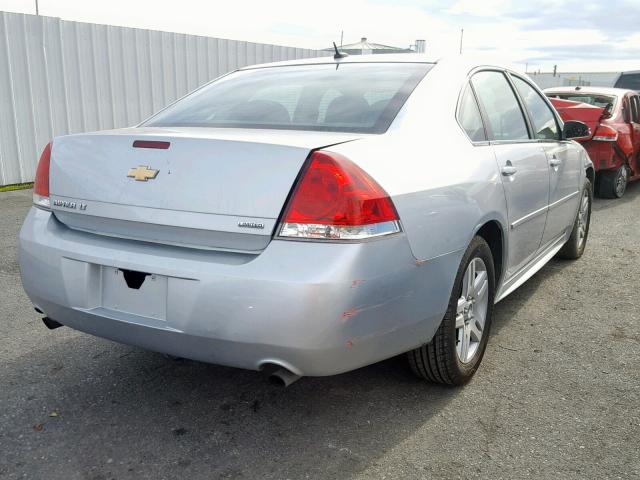 2G1WB5E31G1182593 - 2016 CHEVROLET IMPALA LIM SILVER photo 4