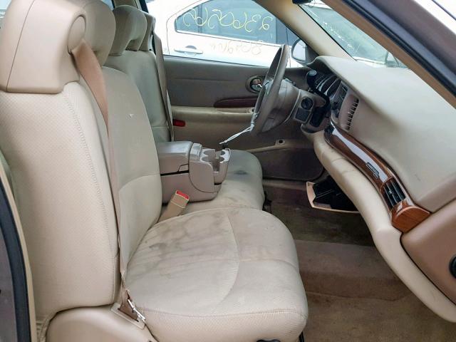 1G4HP52K34U126051 - 2004 BUICK LESABRE CU BEIGE photo 5