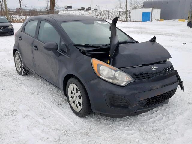 KNADM5A32F6980989 - 2015 KIA RIO LX BLACK photo 1