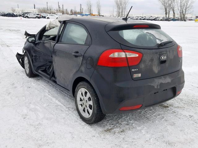 KNADM5A32F6980989 - 2015 KIA RIO LX BLACK photo 3