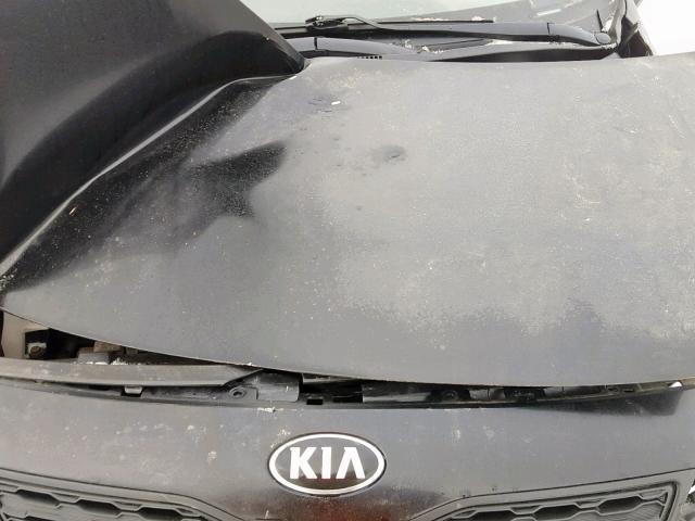 KNADM5A32F6980989 - 2015 KIA RIO LX BLACK photo 7