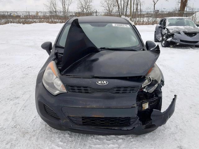 KNADM5A32F6980989 - 2015 KIA RIO LX BLACK photo 9