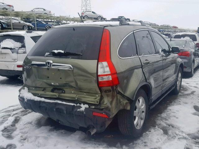 JHLRE48727C006699 - 2007 HONDA CR-V EXL GREEN photo 4