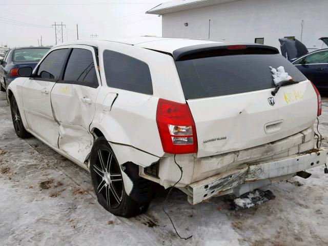 2D4FV47T86H188888 - 2006 DODGE MAGNUM SE WHITE photo 3