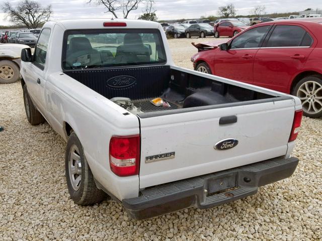 1FTYR10D48PB10005 - 2008 FORD RANGER WHITE photo 3