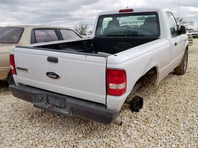 1FTYR10D48PB10005 - 2008 FORD RANGER WHITE photo 4