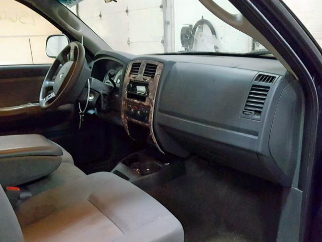 1D7HW48N36S534430 - 2006 DODGE DAKOTA QUA BLUE photo 9