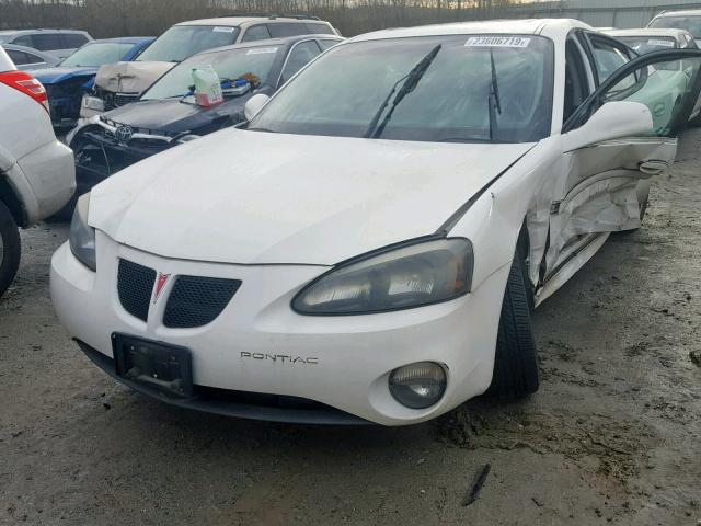 2G2WR524241366232 - 2004 PONTIAC GRAND PRIX WHITE photo 2