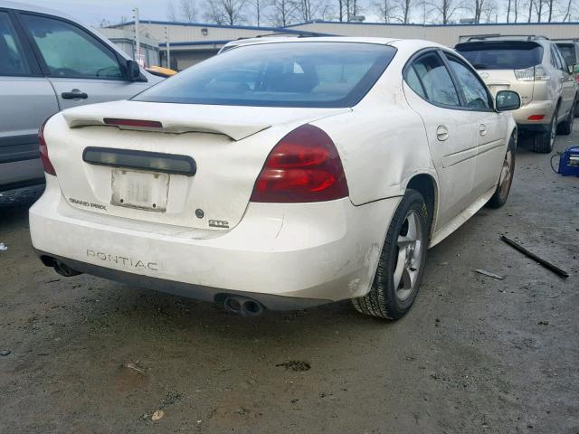 2G2WR524241366232 - 2004 PONTIAC GRAND PRIX WHITE photo 4
