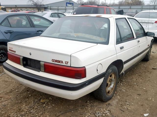 1G1LT54T4LY199199 - 1990 CHEVROLET CORSICA LT WHITE photo 4