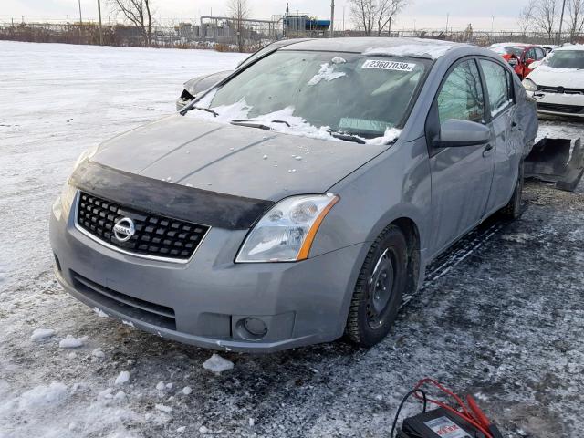 3N1AB61EX8L663430 - 2008 NISSAN SENTRA 2.0 GRAY photo 2