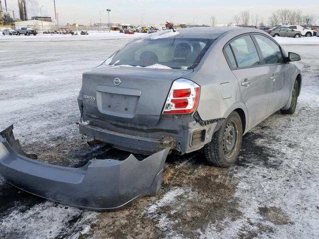 3N1AB61EX8L663430 - 2008 NISSAN SENTRA 2.0 GRAY photo 4