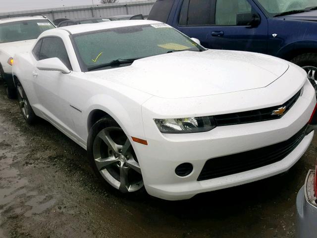 2G1FA1E3XE9240923 - 2014 CHEVROLET CAMARO LS WHITE photo 1