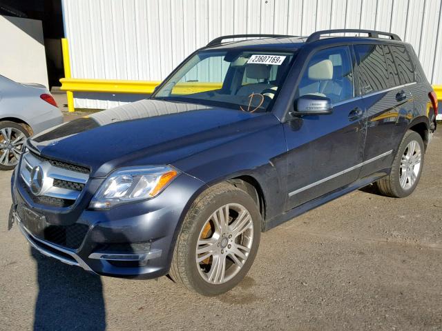 WDCGG8JB8EG190681 - 2014 MERCEDES-BENZ GLK 350 4M GRAY photo 2