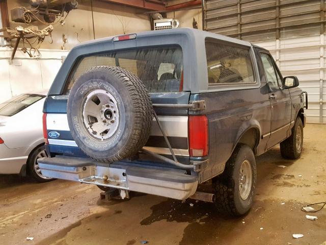 1FMEU15NXRLA54577 - 1994 FORD BRONCO U10 BLUE photo 4