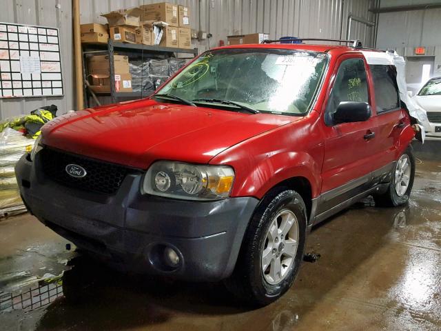 1FMYU03175KE17795 - 2005 FORD ESCAPE XLT 红色 照片 2
