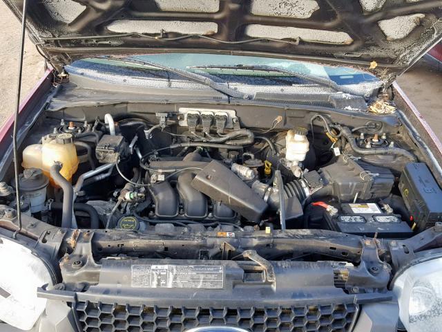 1FMYU03175KE17795 - 2005 FORD ESCAPE XLT 红色 照片 7