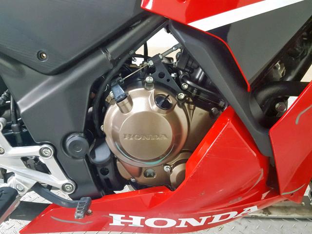 MLHNC5104H5300337 - 2017 HONDA CBR300 R RED photo 11